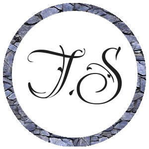 the letters T and S in a stone circle